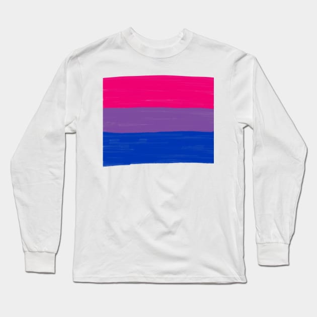 Bi Flag Long Sleeve T-Shirt by AlexTal